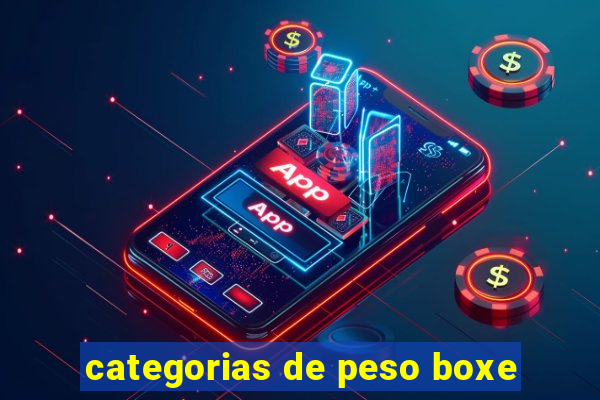 categorias de peso boxe